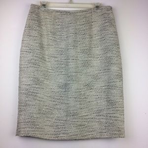 Calvin Klein Tweed Skirt Knee Length